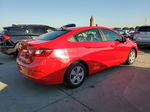 2016 Chevrolet Cruze Ls Red vin: 1G1BC5SMXG7244200