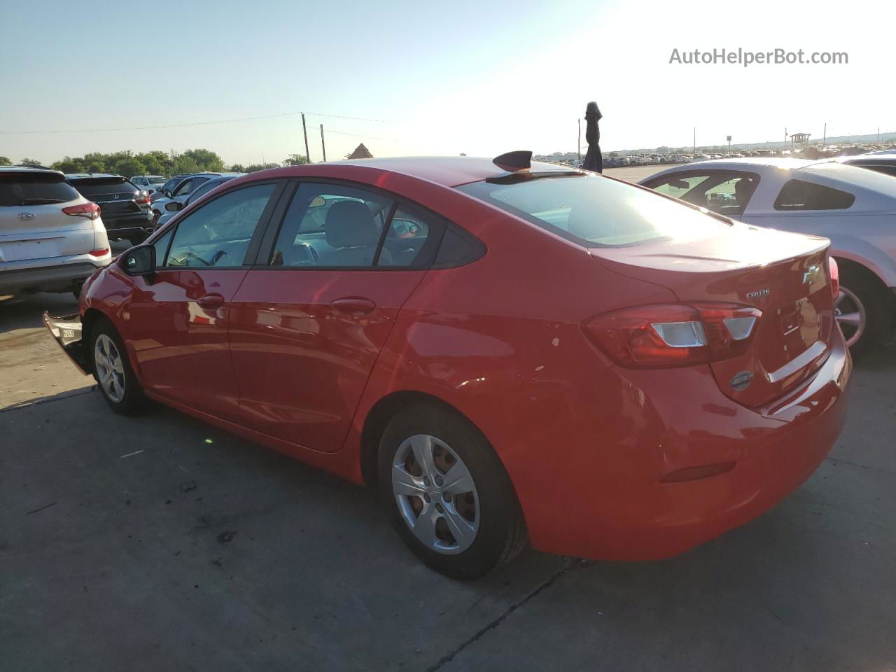 2016 Chevrolet Cruze Ls Red vin: 1G1BC5SMXG7244200