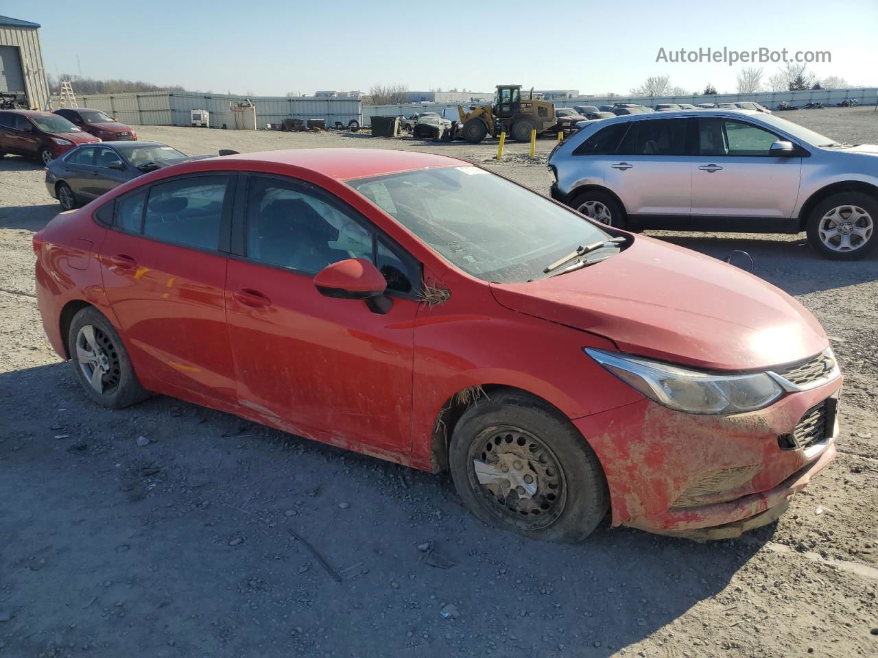 2016 Chevrolet Cruze Ls Красный vin: 1G1BC5SMXG7261000