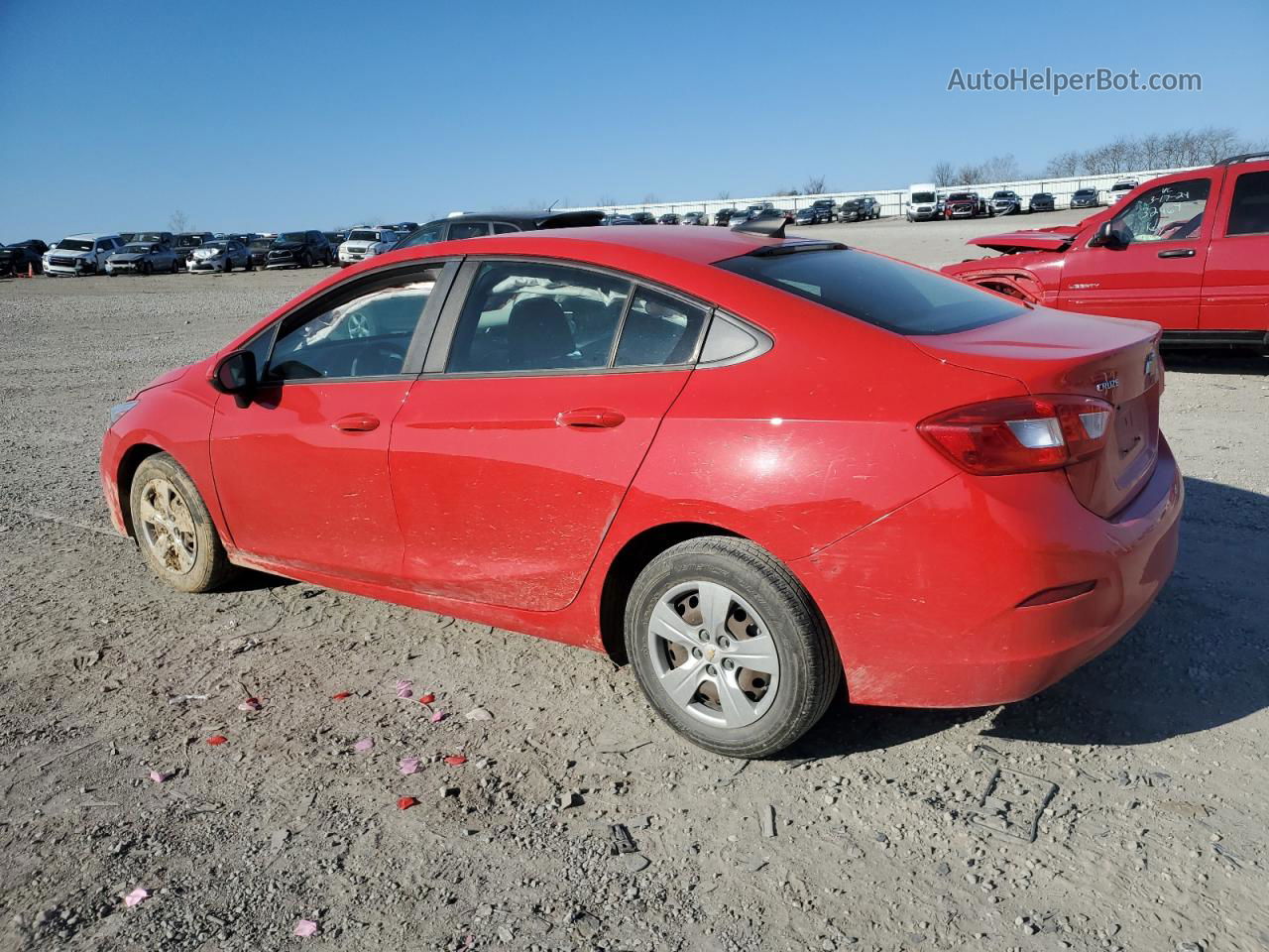 2016 Chevrolet Cruze Ls Красный vin: 1G1BC5SMXG7261000