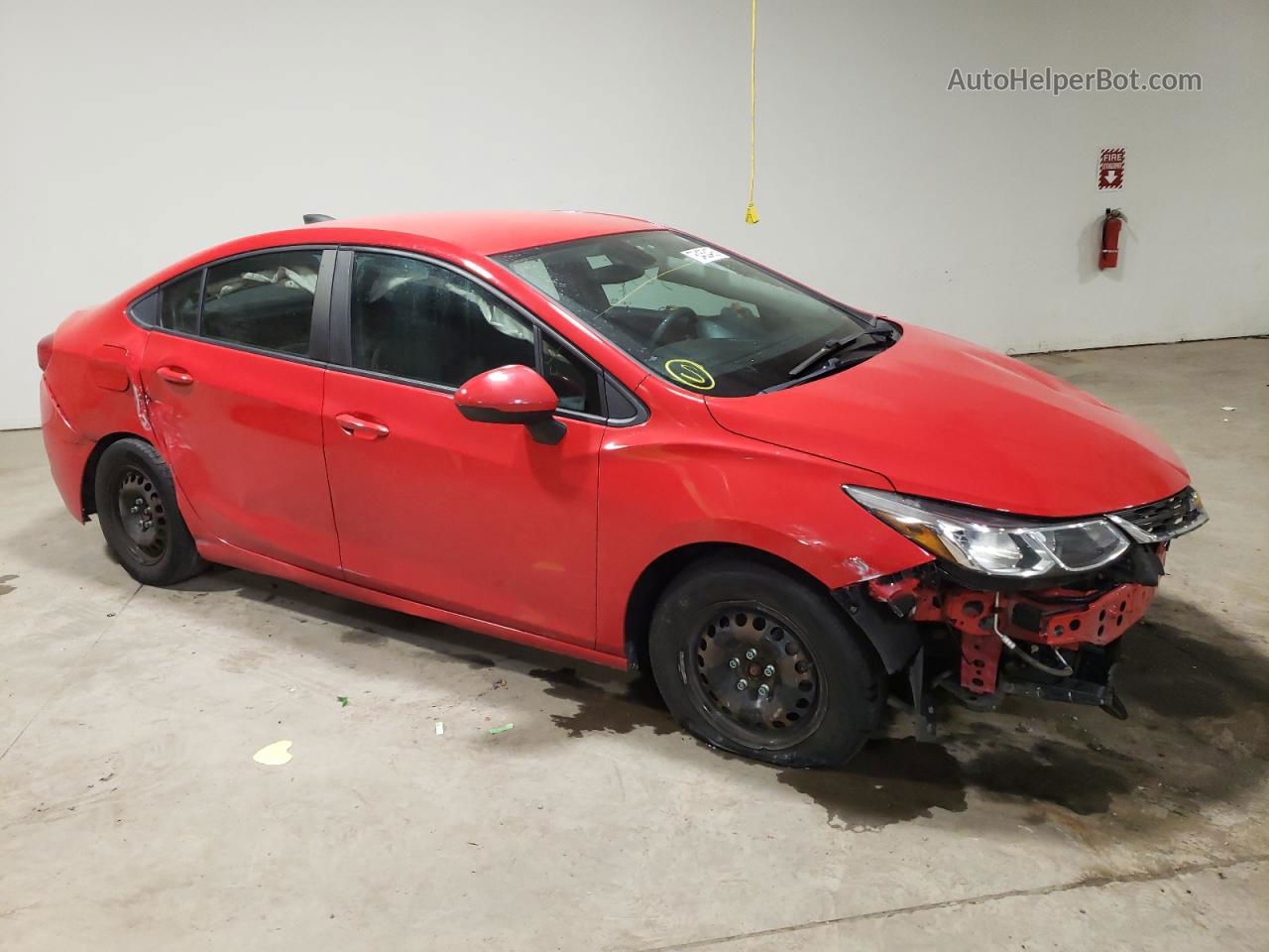 2016 Chevrolet Cruze Ls Red vin: 1G1BC5SMXG7278475