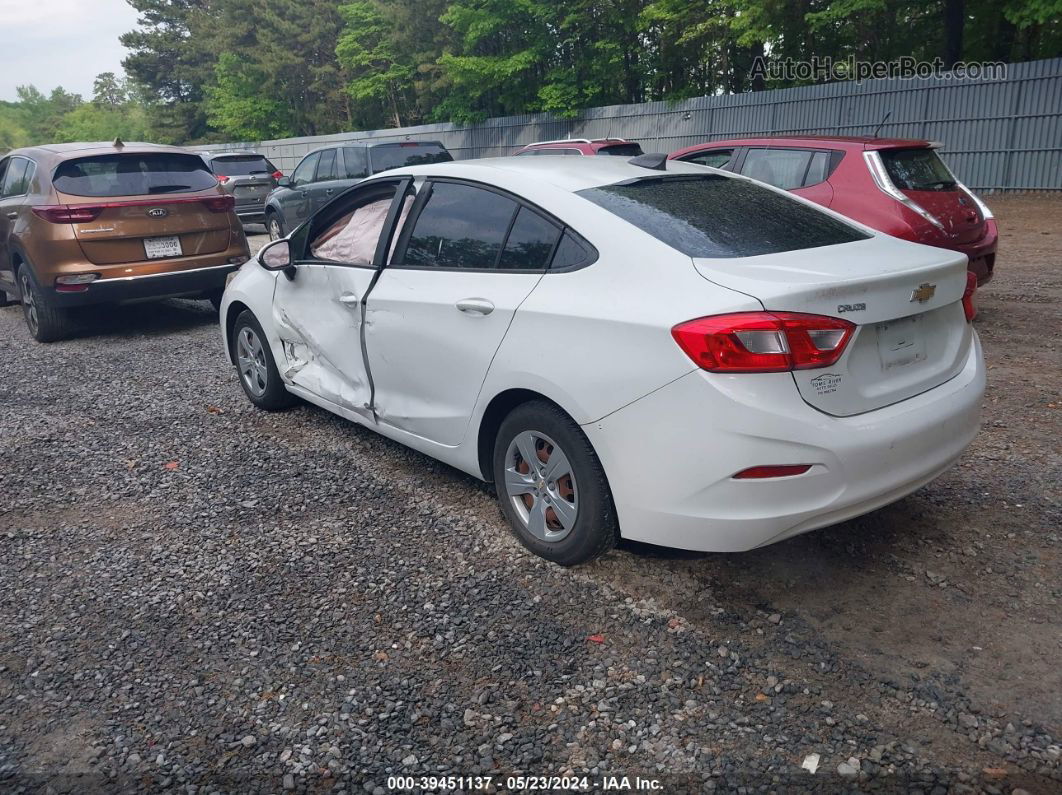 2016 Chevrolet Cruze Ls Auto White vin: 1G1BC5SMXG7295020