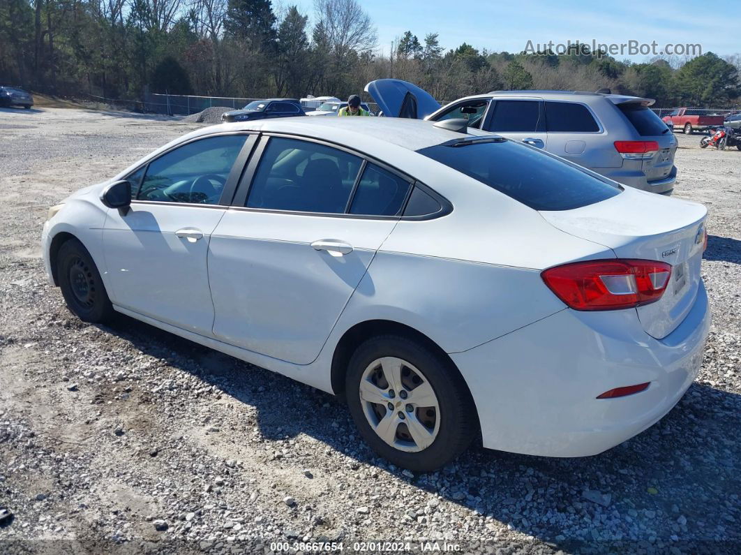 2017 Chevrolet Cruze Ls Auto White vin: 1G1BC5SMXH7117304