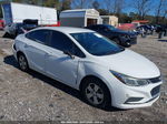 2017 Chevrolet Cruze Ls Auto White vin: 1G1BC5SMXH7117304