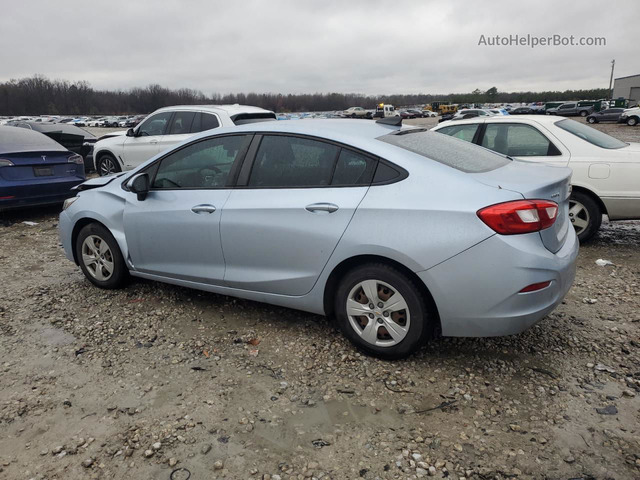 2017 Chevrolet Cruze Ls Синий vin: 1G1BC5SMXH7148262