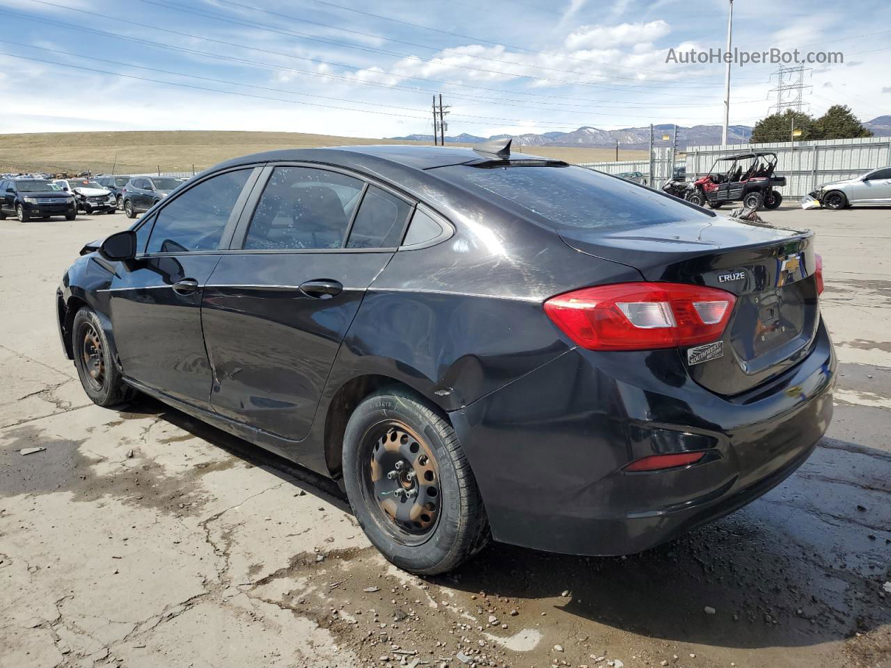 2017 Chevrolet Cruze Ls Black vin: 1G1BC5SMXH7153901