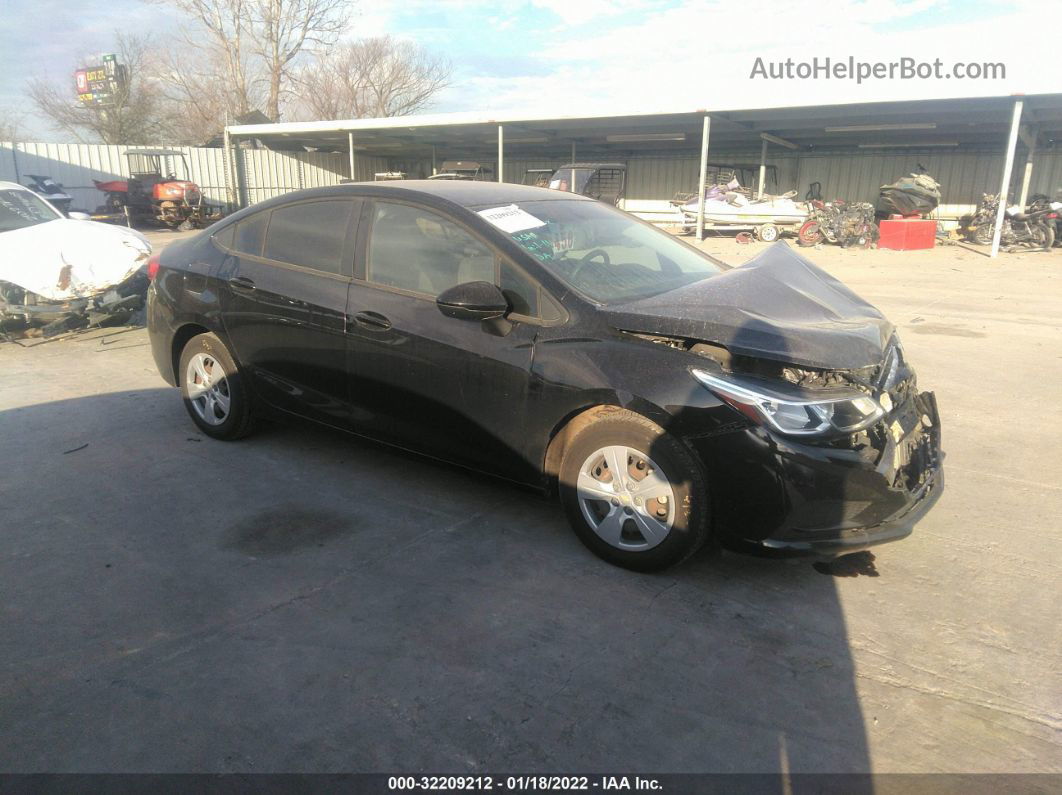 2017 Chevrolet Cruze Ls Black vin: 1G1BC5SMXH7177082