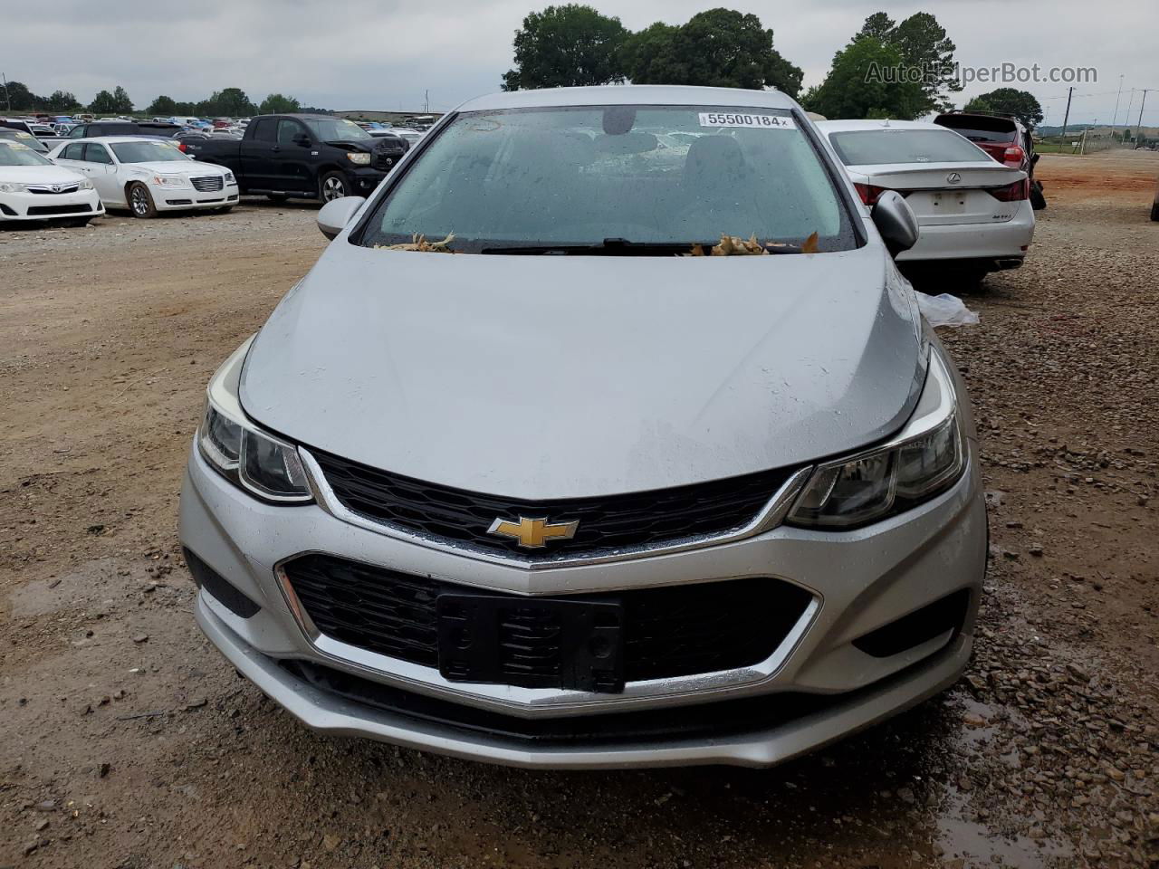 2017 Chevrolet Cruze Ls Silver vin: 1G1BC5SMXH7183822