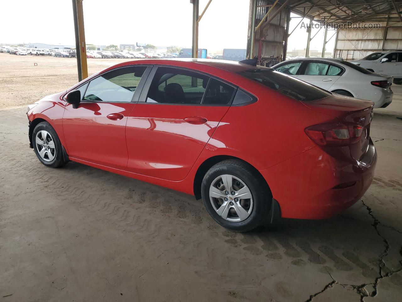 2017 Chevrolet Cruze Ls Red vin: 1G1BC5SMXH7215877