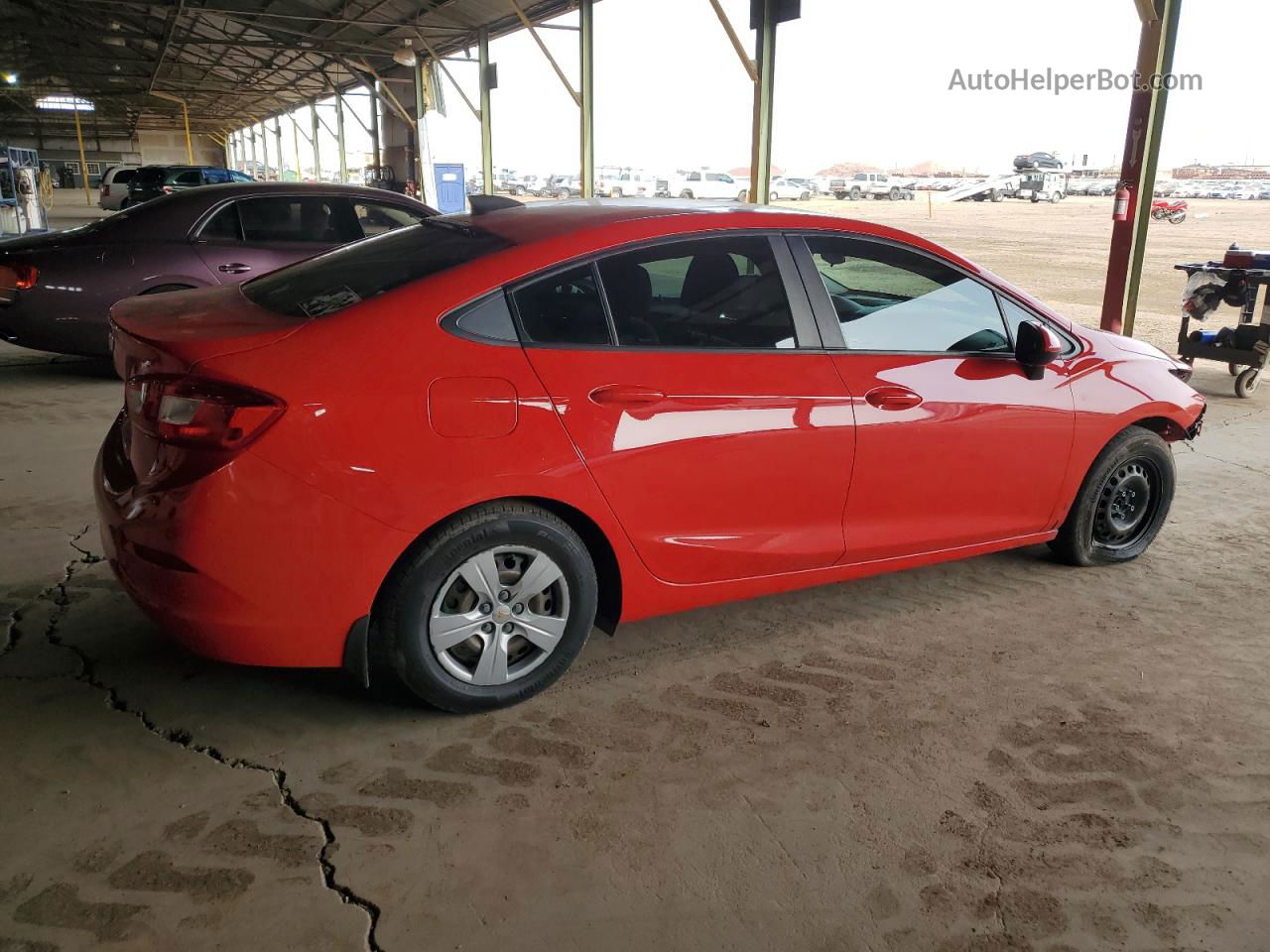 2017 Chevrolet Cruze Ls Red vin: 1G1BC5SMXH7215877