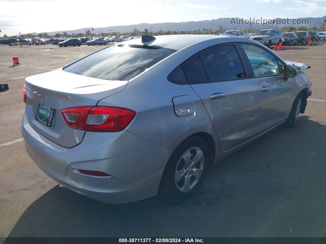 2017 Chevrolet Cruze Ls Auto Silver vin: 1G1BC5SMXH7240388