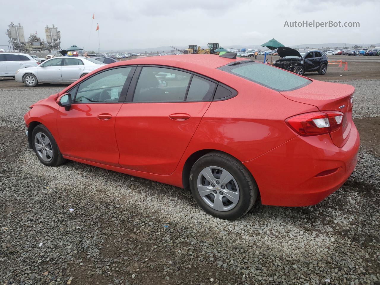 2017 Chevrolet Cruze Ls Красный vin: 1G1BC5SMXH7258955