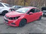 2018 Chevrolet Cruze Ls Auto Red vin: 1G1BC5SMXJ7102694