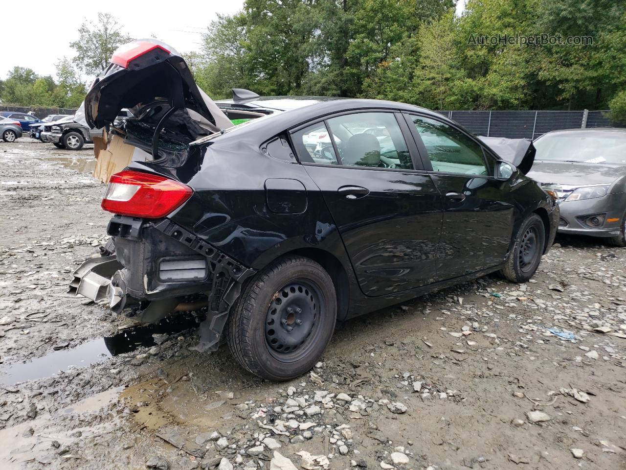 2018 Chevrolet Cruze Ls Black vin: 1G1BC5SMXJ7172972