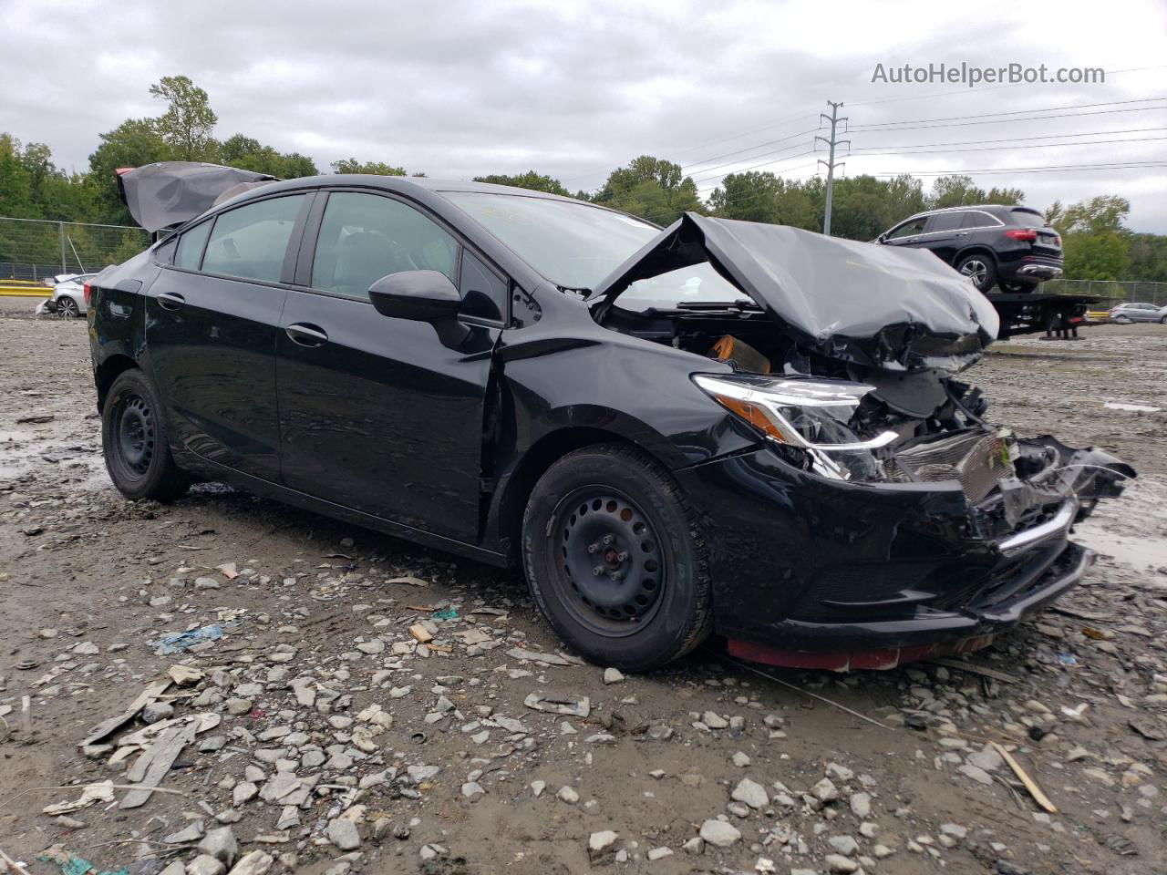 2018 Chevrolet Cruze Ls Black vin: 1G1BC5SMXJ7172972