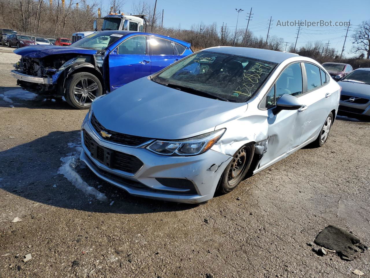 2018 Chevrolet Cruze Ls Бирюзовый vin: 1G1BC5SMXJ7180893