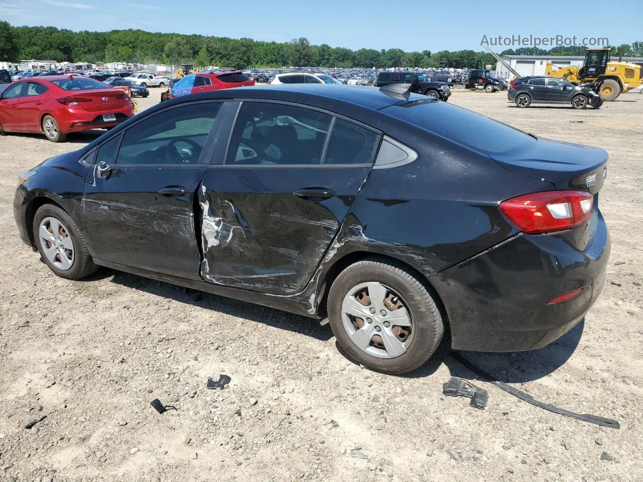 2018 Chevrolet Cruze Ls Black vin: 1G1BC5SMXJ7236587