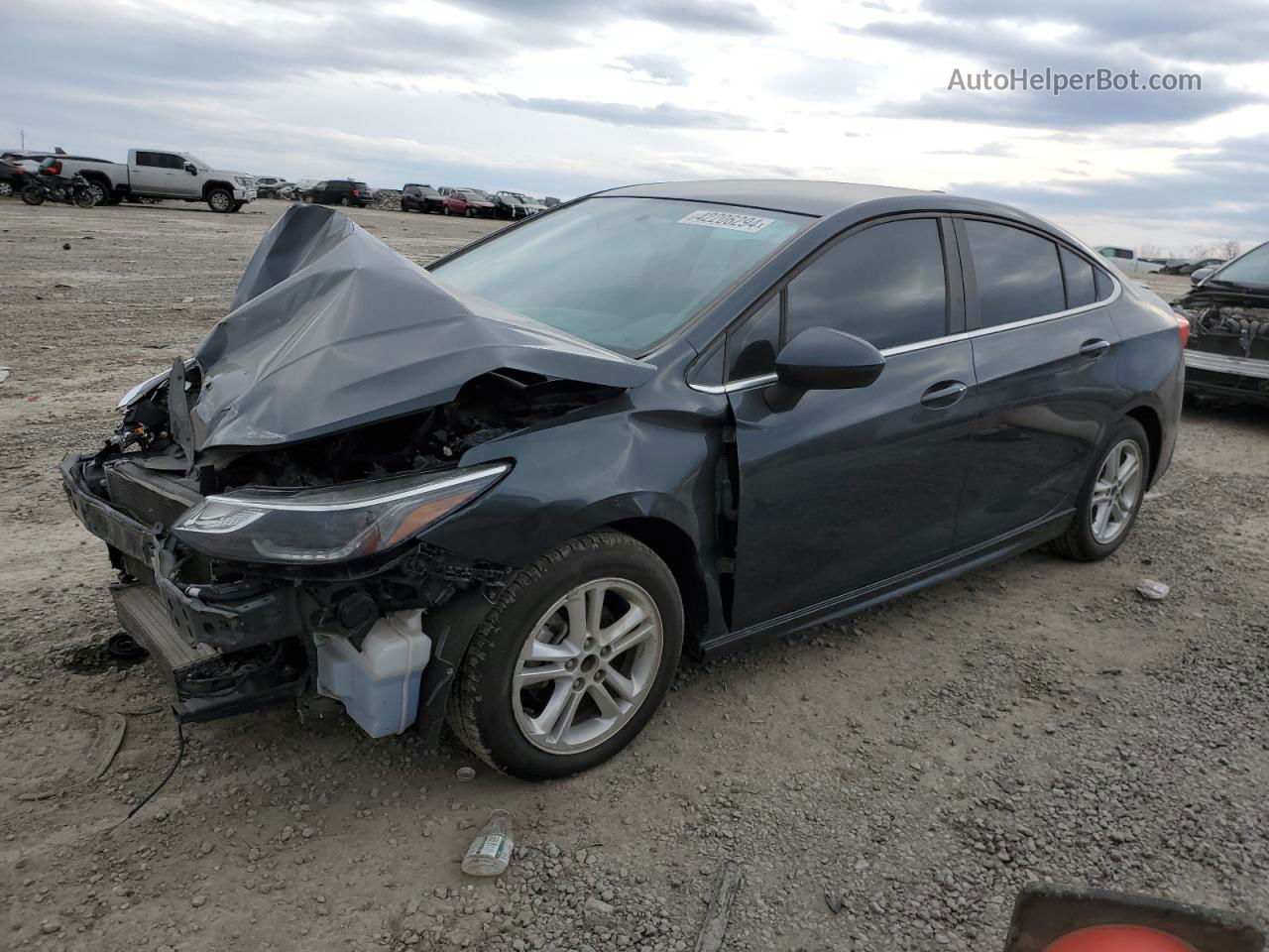 2017 Chevrolet Cruze Lt Blue vin: 1G1BD5SM1H7178621