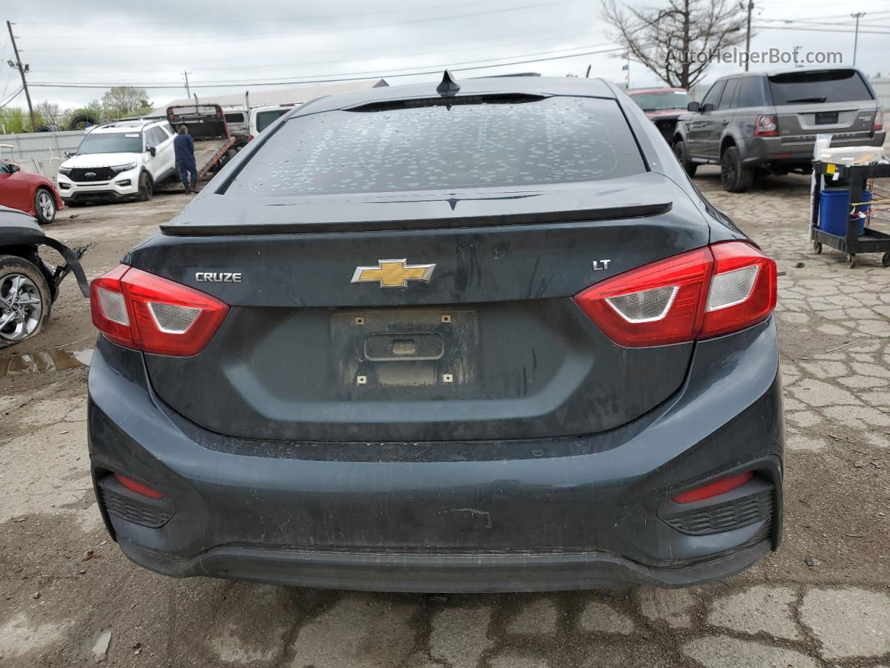 2017 Chevrolet Cruze Lt Серый vin: 1G1BD5SM1H7217904