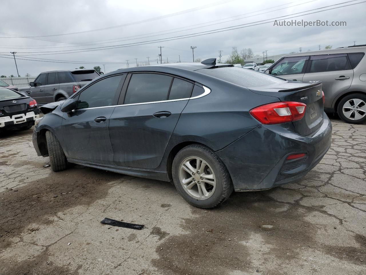 2017 Chevrolet Cruze Lt Серый vin: 1G1BD5SM1H7217904