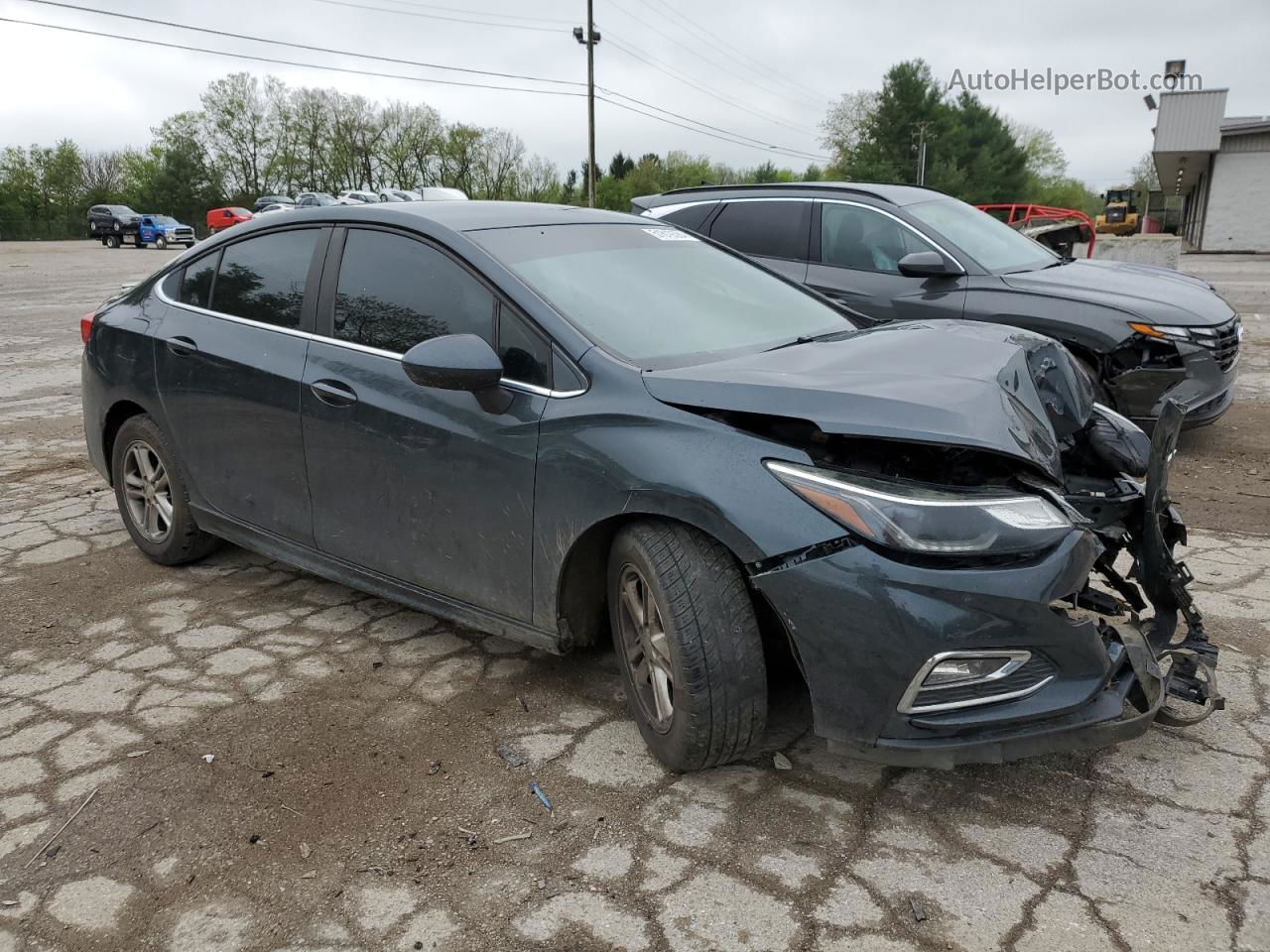 2017 Chevrolet Cruze Lt Серый vin: 1G1BD5SM1H7217904