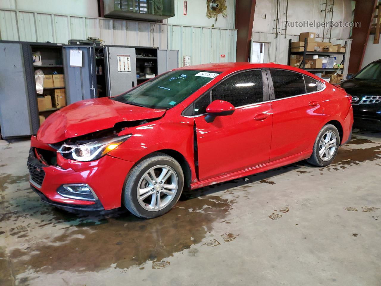 2018 Chevrolet Cruze Lt Red vin: 1G1BD5SM2J7178052