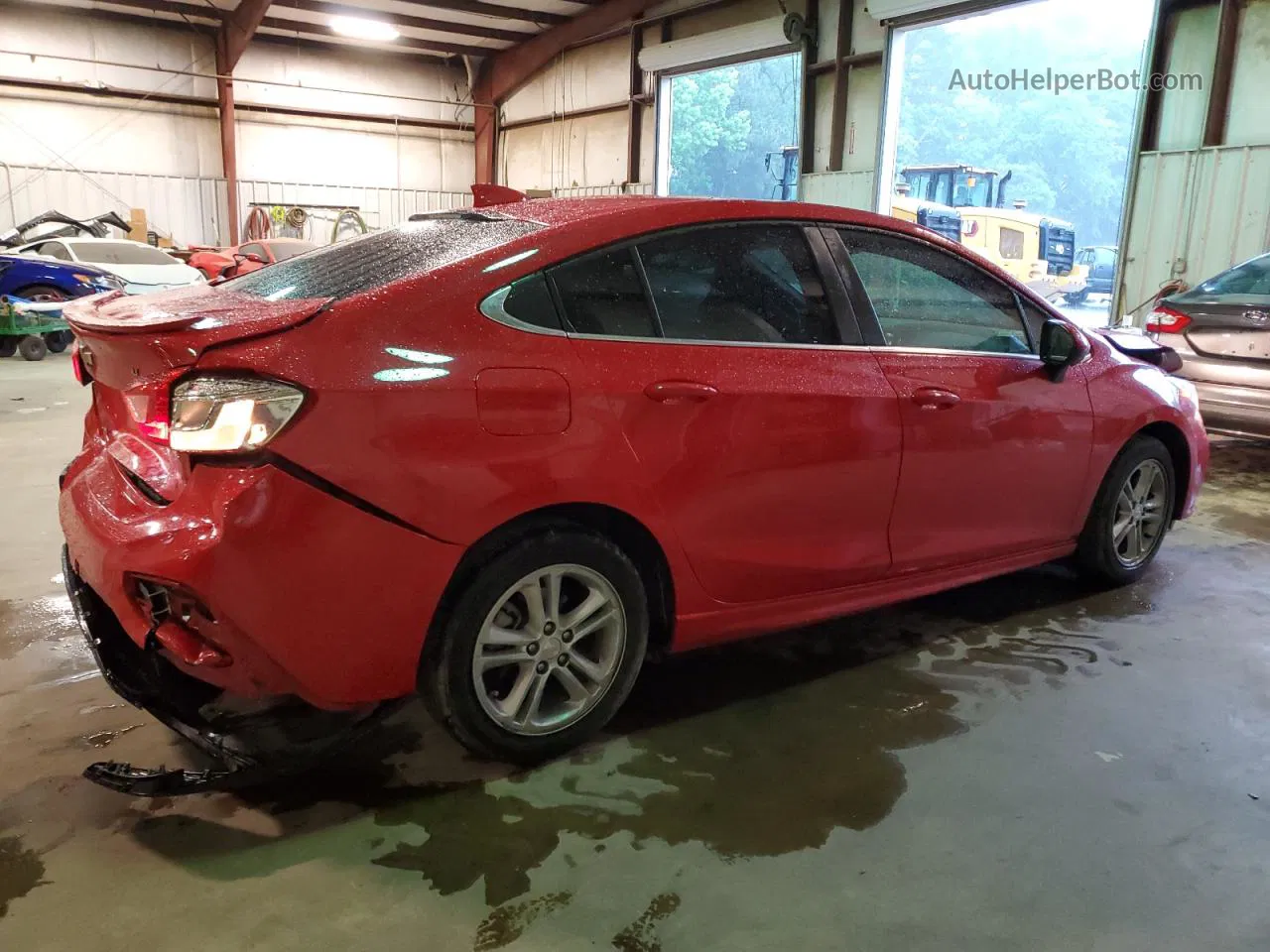 2018 Chevrolet Cruze Lt Red vin: 1G1BD5SM2J7178052