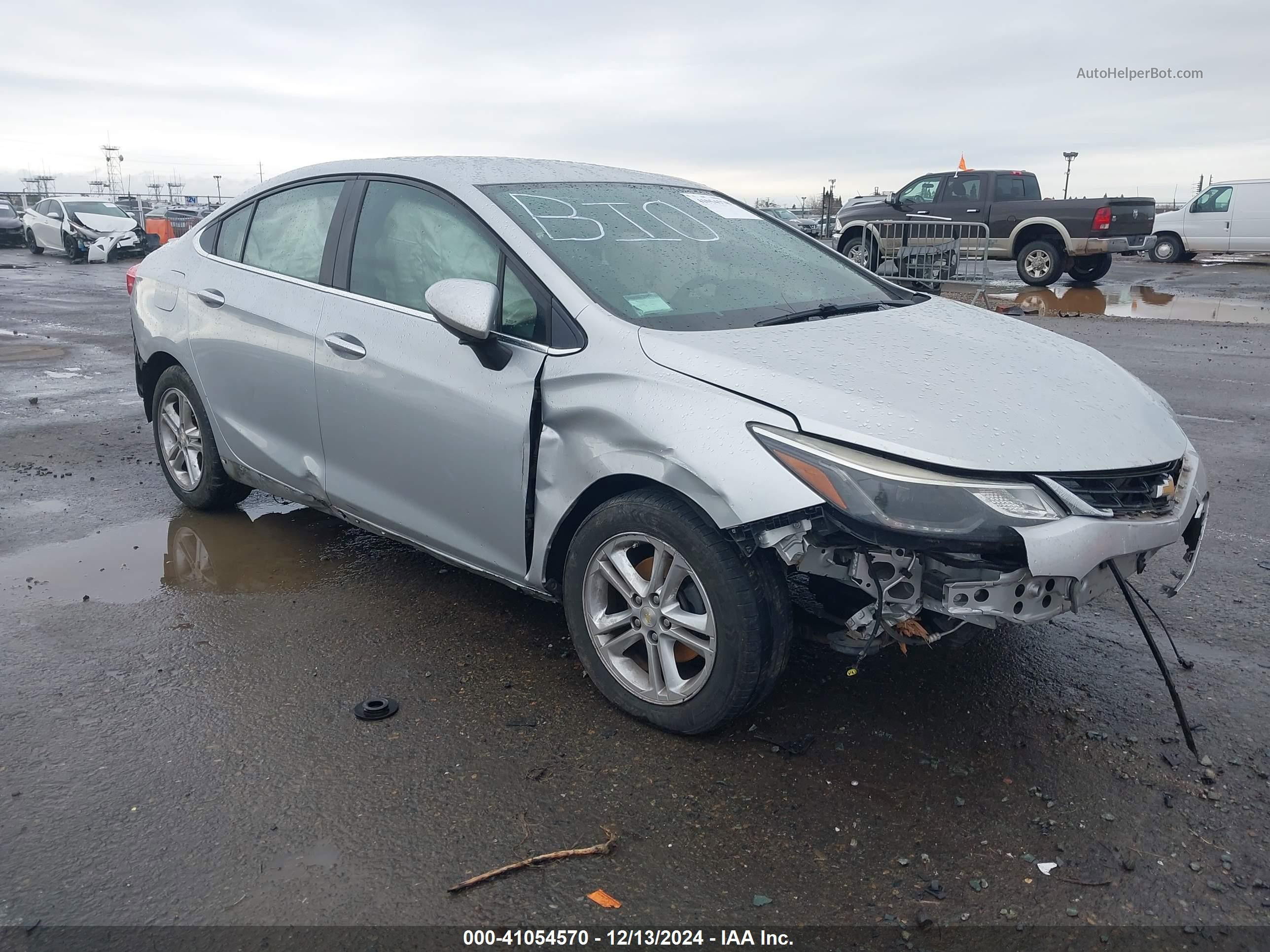 2016 Chevrolet Cruze Lt Manual Silver vin: 1G1BD5SM9G7236649