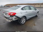 2016 Chevrolet Cruze Lt Manual Silver vin: 1G1BD5SM9G7236649