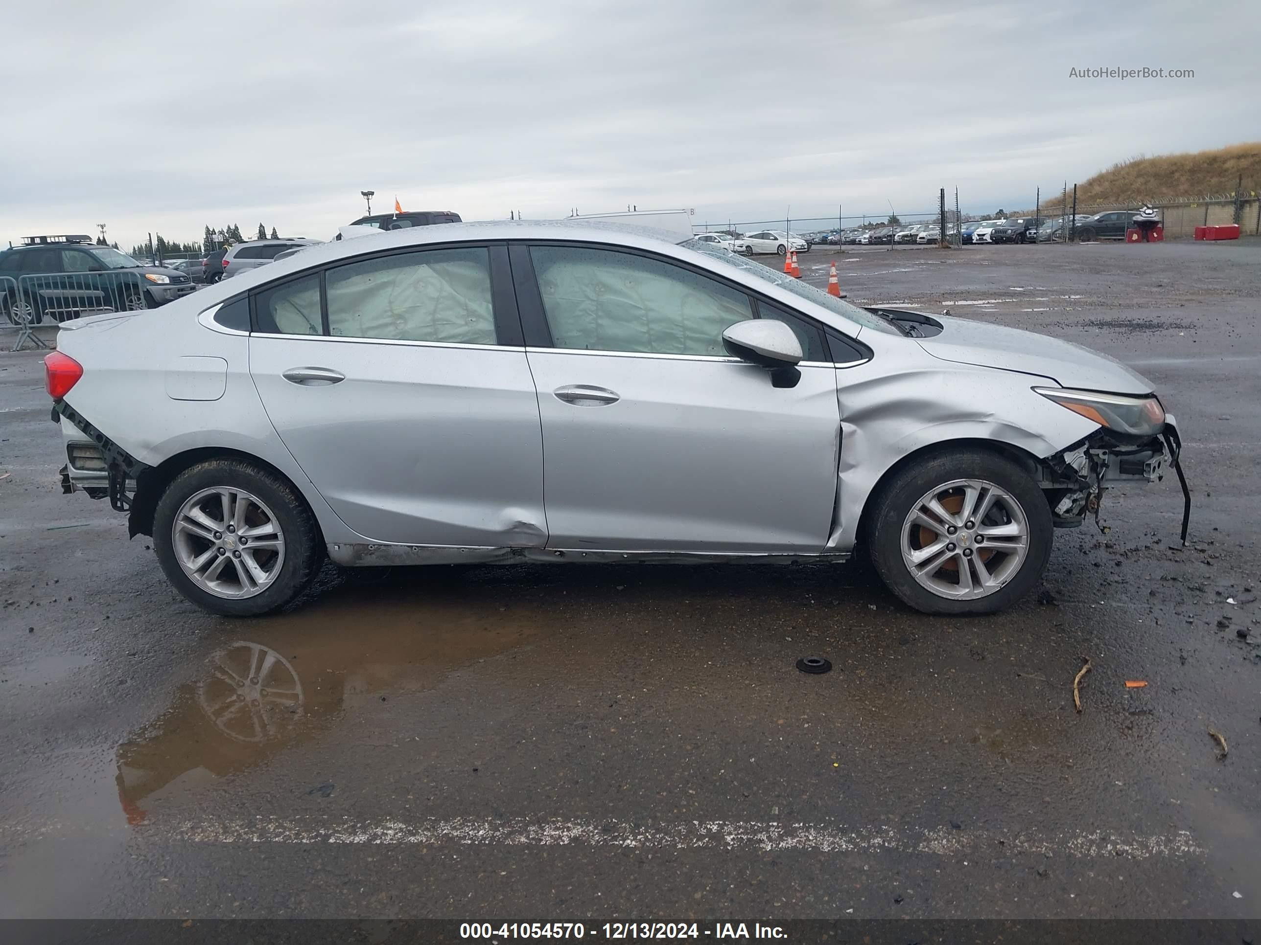 2016 Chevrolet Cruze Lt Manual Silver vin: 1G1BD5SM9G7236649