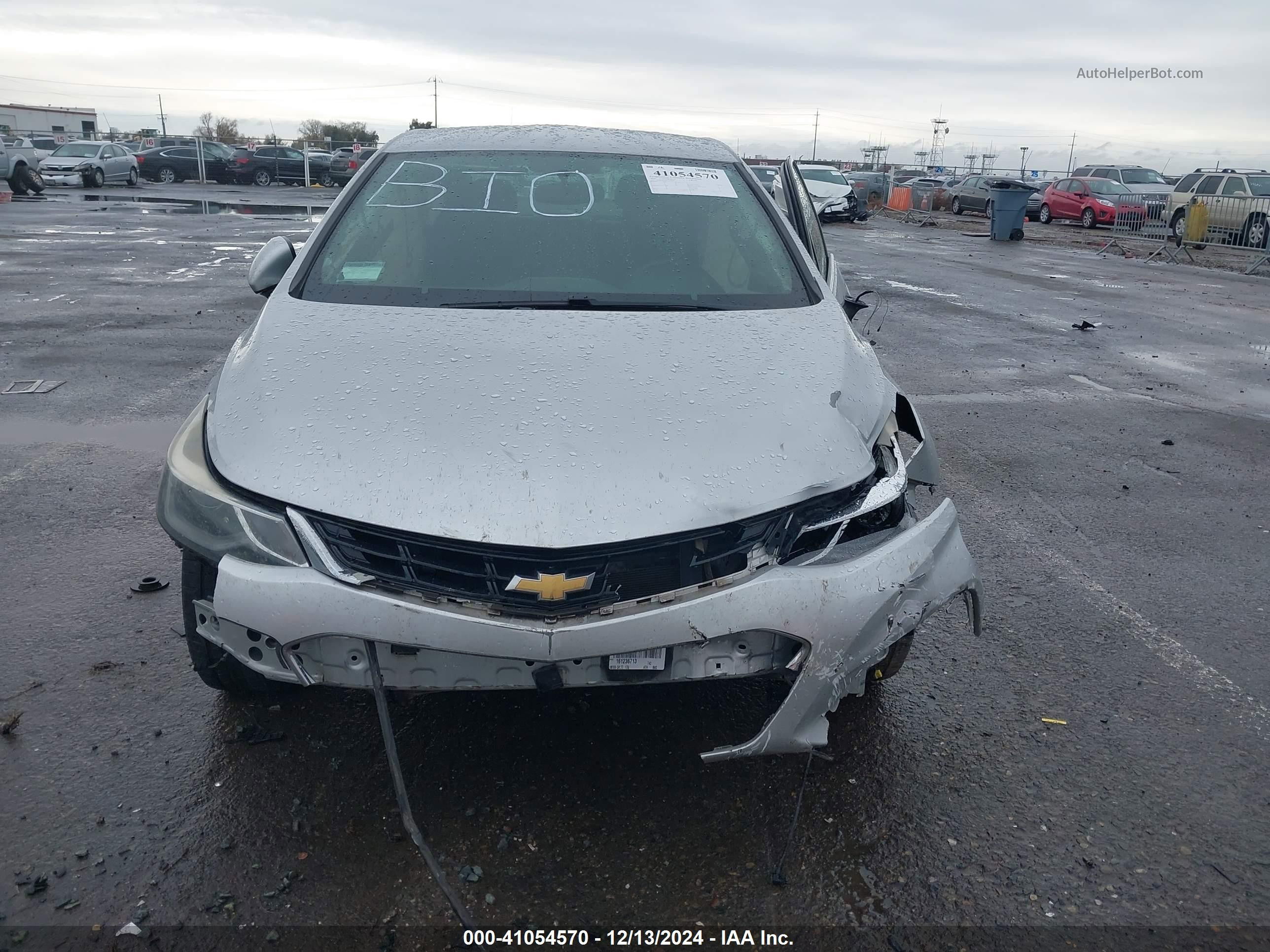 2016 Chevrolet Cruze Lt Manual Silver vin: 1G1BD5SM9G7236649