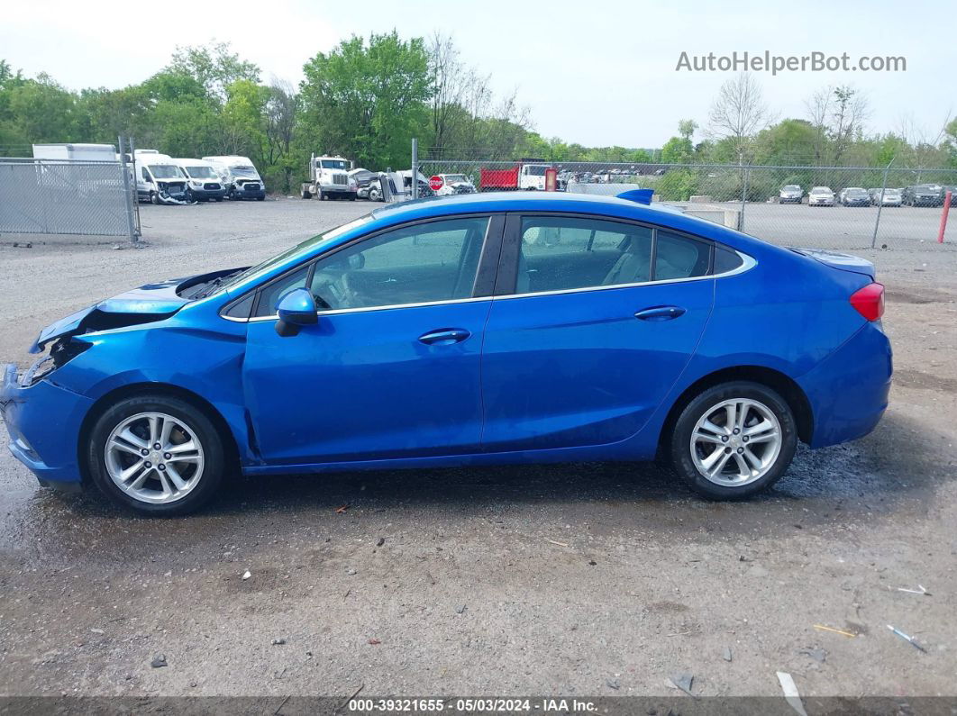 2016 Chevrolet Cruze Lt Auto Blue vin: 1G1BE5SM0G7264630