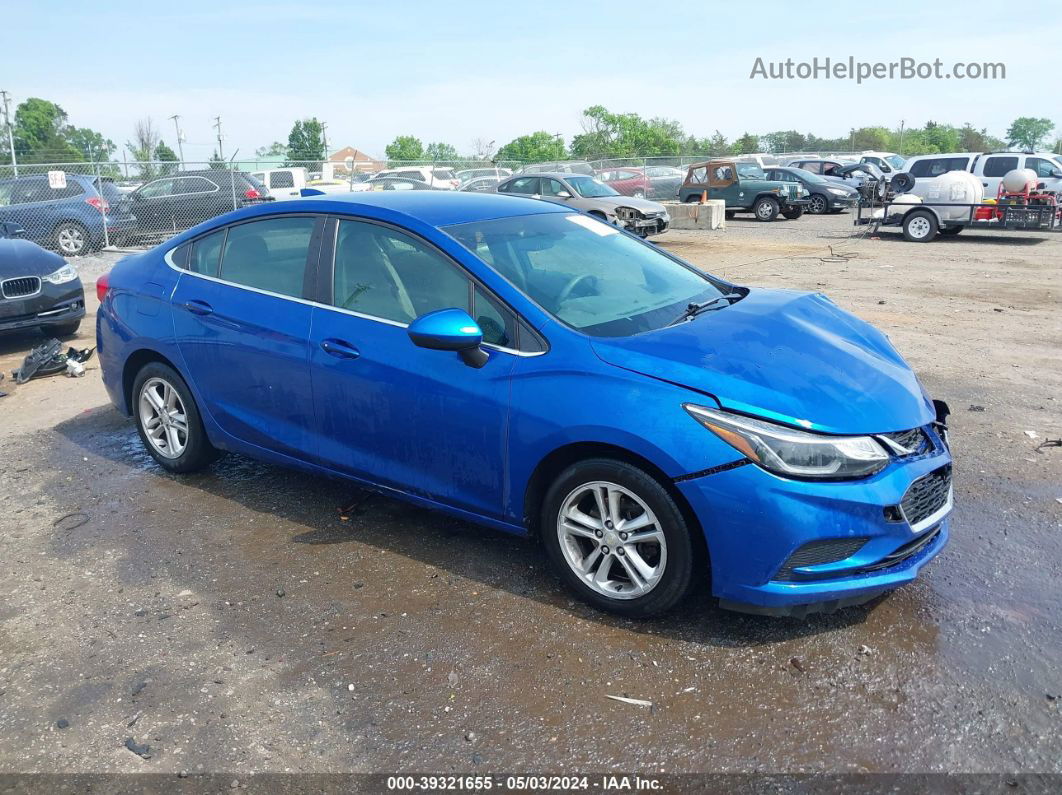 2016 Chevrolet Cruze Lt Auto Blue vin: 1G1BE5SM0G7264630