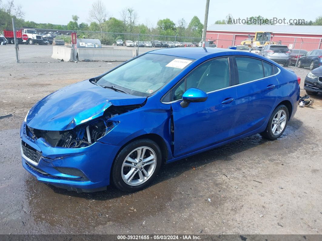 2016 Chevrolet Cruze Lt Auto Blue vin: 1G1BE5SM0G7264630