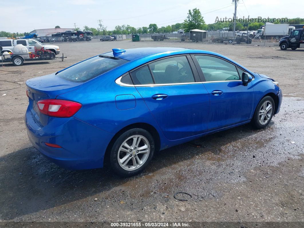 2016 Chevrolet Cruze Lt Auto Blue vin: 1G1BE5SM0G7264630