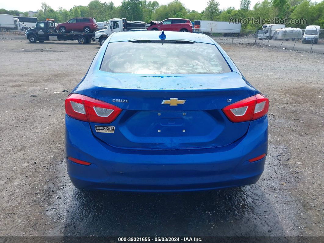 2016 Chevrolet Cruze Lt Auto Blue vin: 1G1BE5SM0G7264630