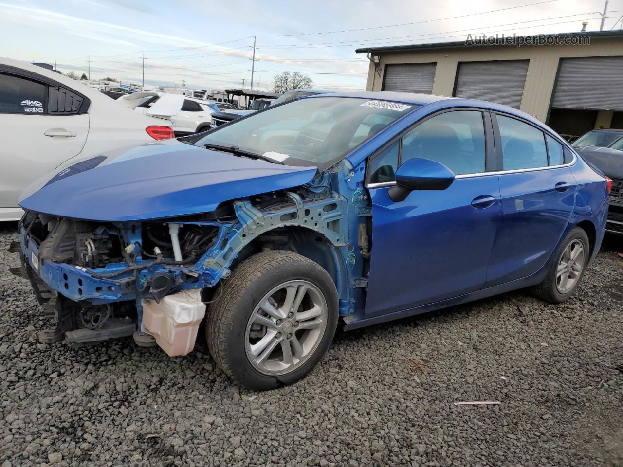 2016 Chevrolet Cruze Lt Blue vin: 1G1BE5SM0G7287437