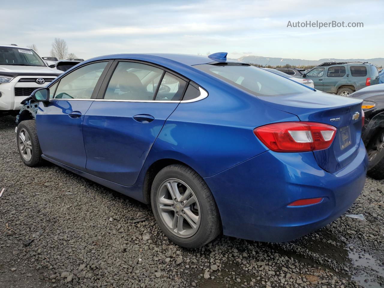 2016 Chevrolet Cruze Lt Blue vin: 1G1BE5SM0G7287437