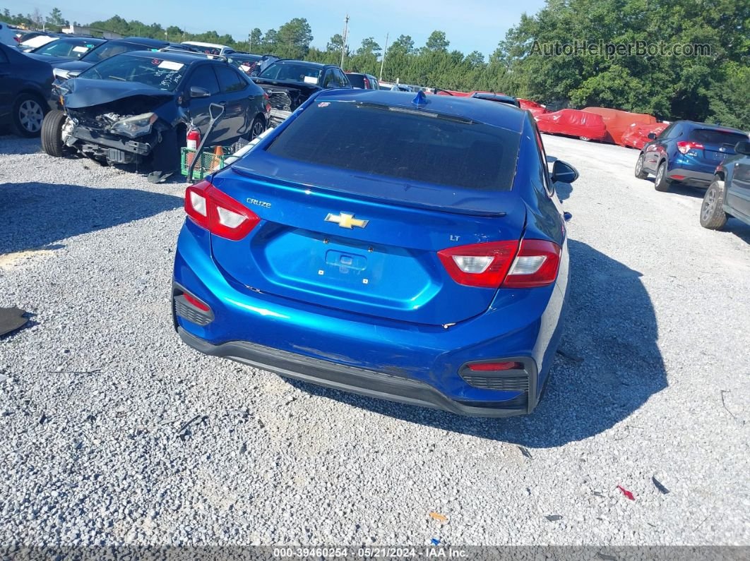 2017 Chevrolet Cruze Lt Auto Blue vin: 1G1BE5SM0H7106290