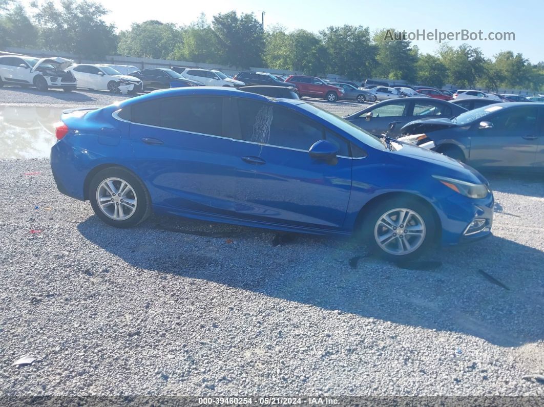 2017 Chevrolet Cruze Lt Auto Blue vin: 1G1BE5SM0H7106290