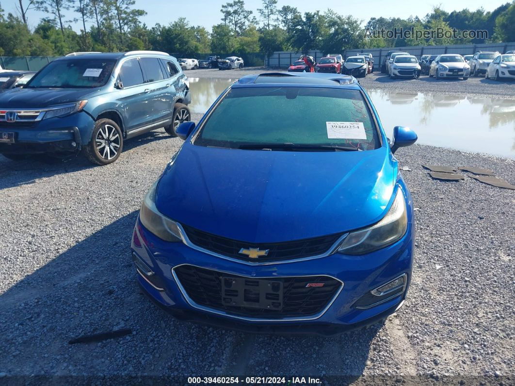 2017 Chevrolet Cruze Lt Auto Blue vin: 1G1BE5SM0H7106290