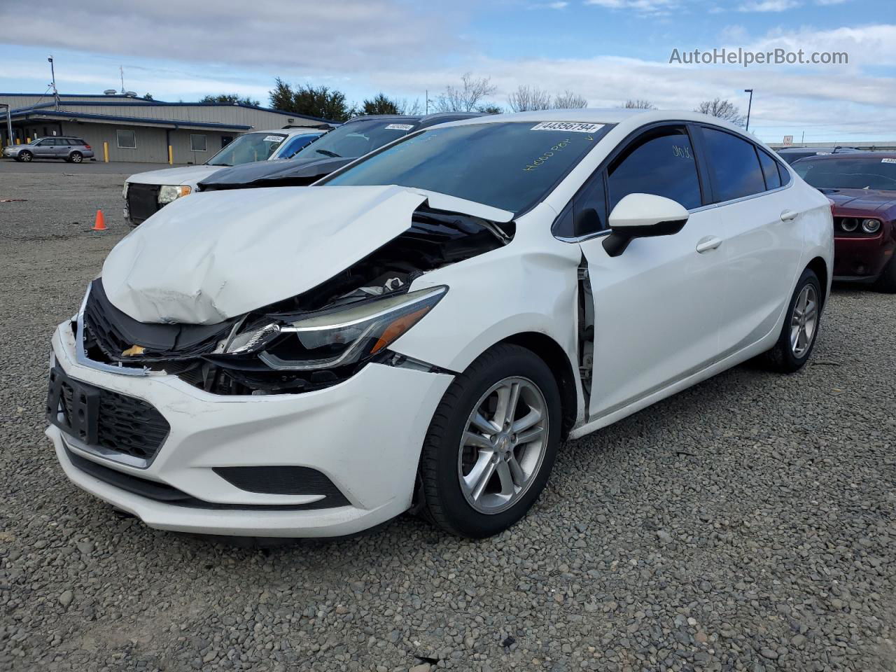 2017 Chevrolet Cruze Lt White vin: 1G1BE5SM0H7106550