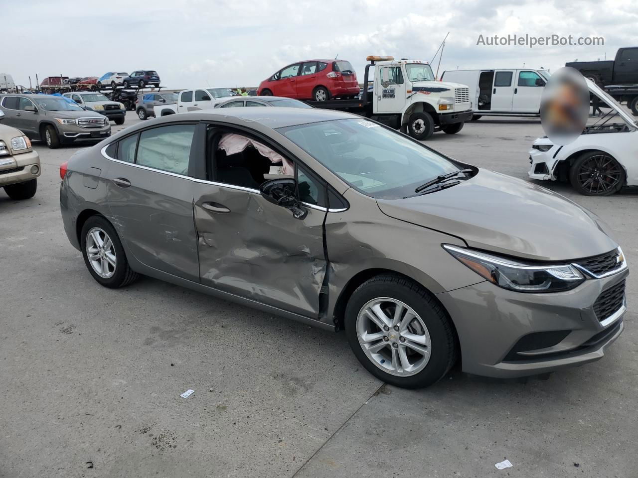 2017 Chevrolet Cruze Lt Beige vin: 1G1BE5SM0H7124546