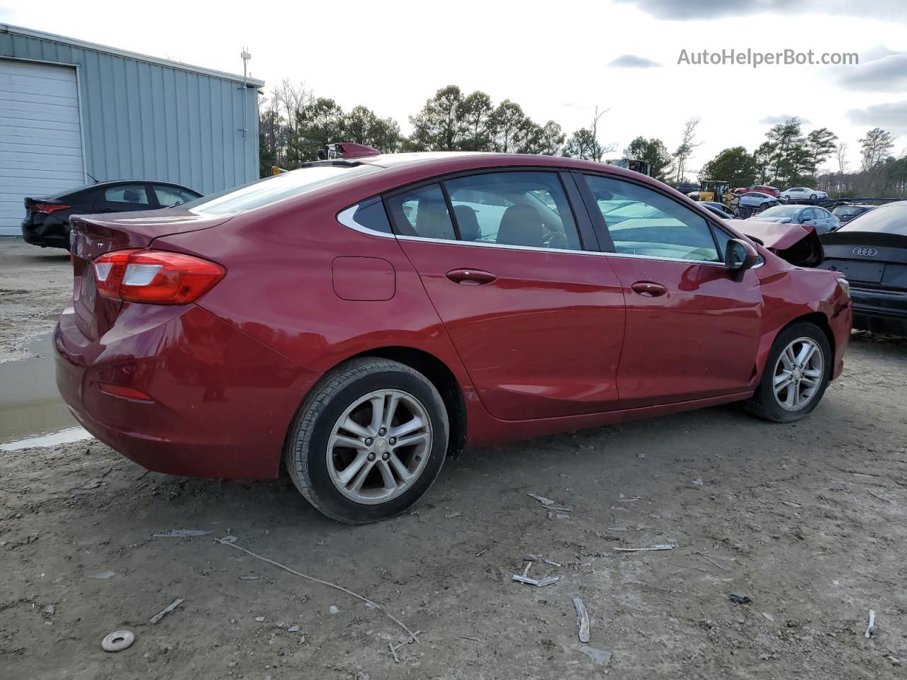 2017 Chevrolet Cruze Lt Red vin: 1G1BE5SM0H7161239