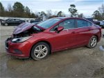 2017 Chevrolet Cruze Lt Red vin: 1G1BE5SM0H7161239