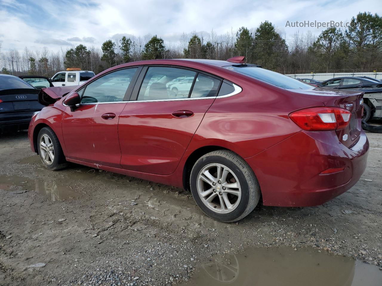 2017 Chevrolet Cruze Lt Red vin: 1G1BE5SM0H7161239