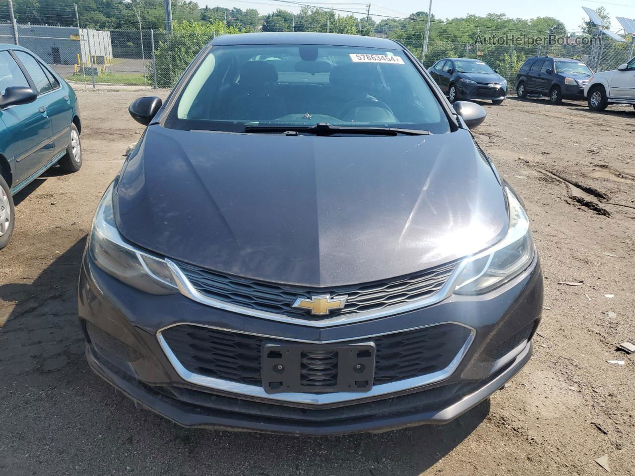 2017 Chevrolet Cruze Lt Gray vin: 1G1BE5SM0H7169518