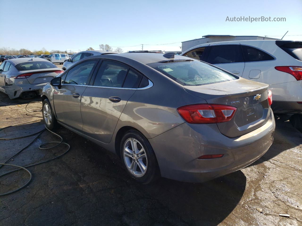 2017 Chevrolet Cruze Lt Серый vin: 1G1BE5SM0H7176971