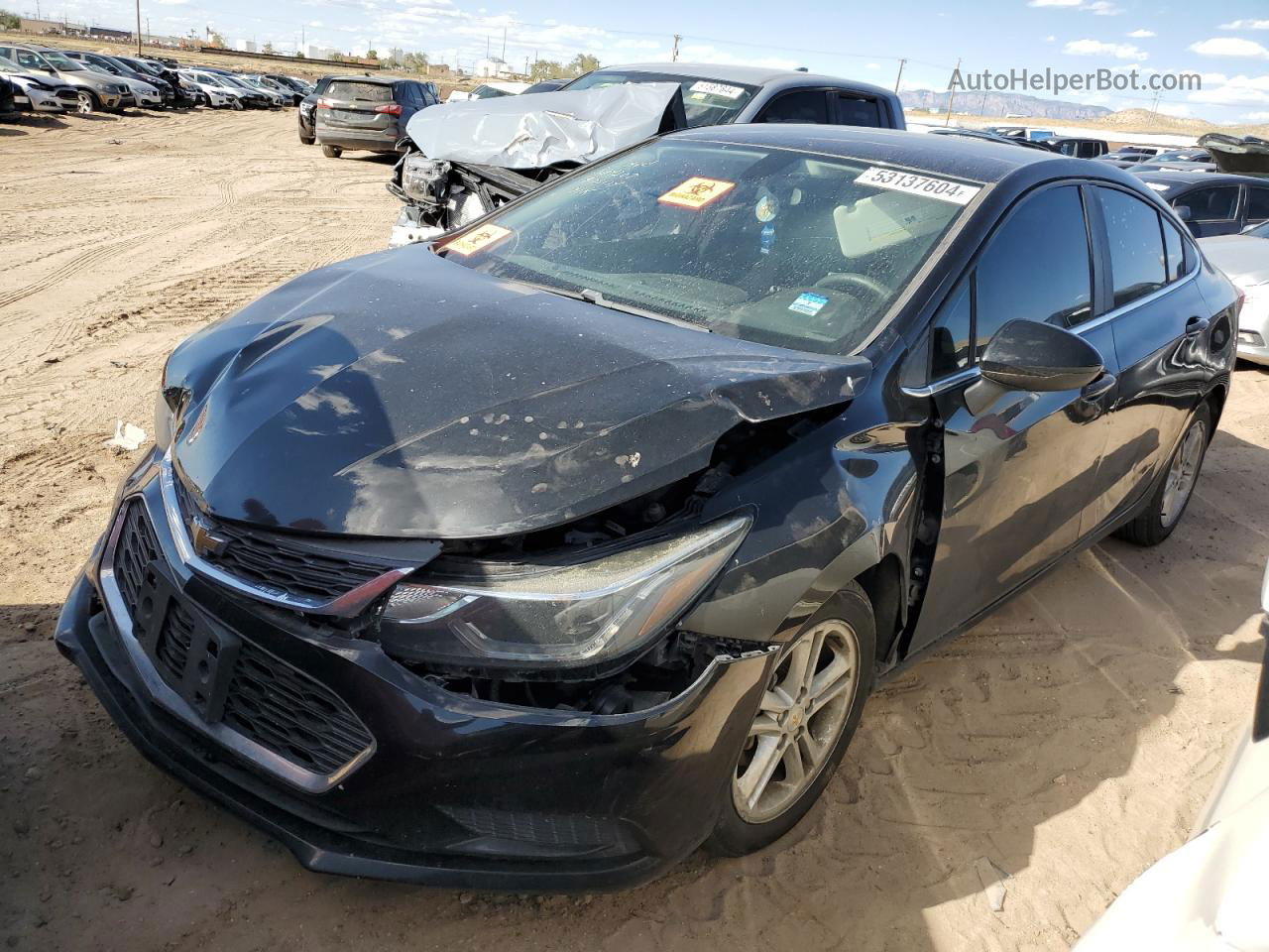 2017 Chevrolet Cruze Lt Black vin: 1G1BE5SM0H7177862