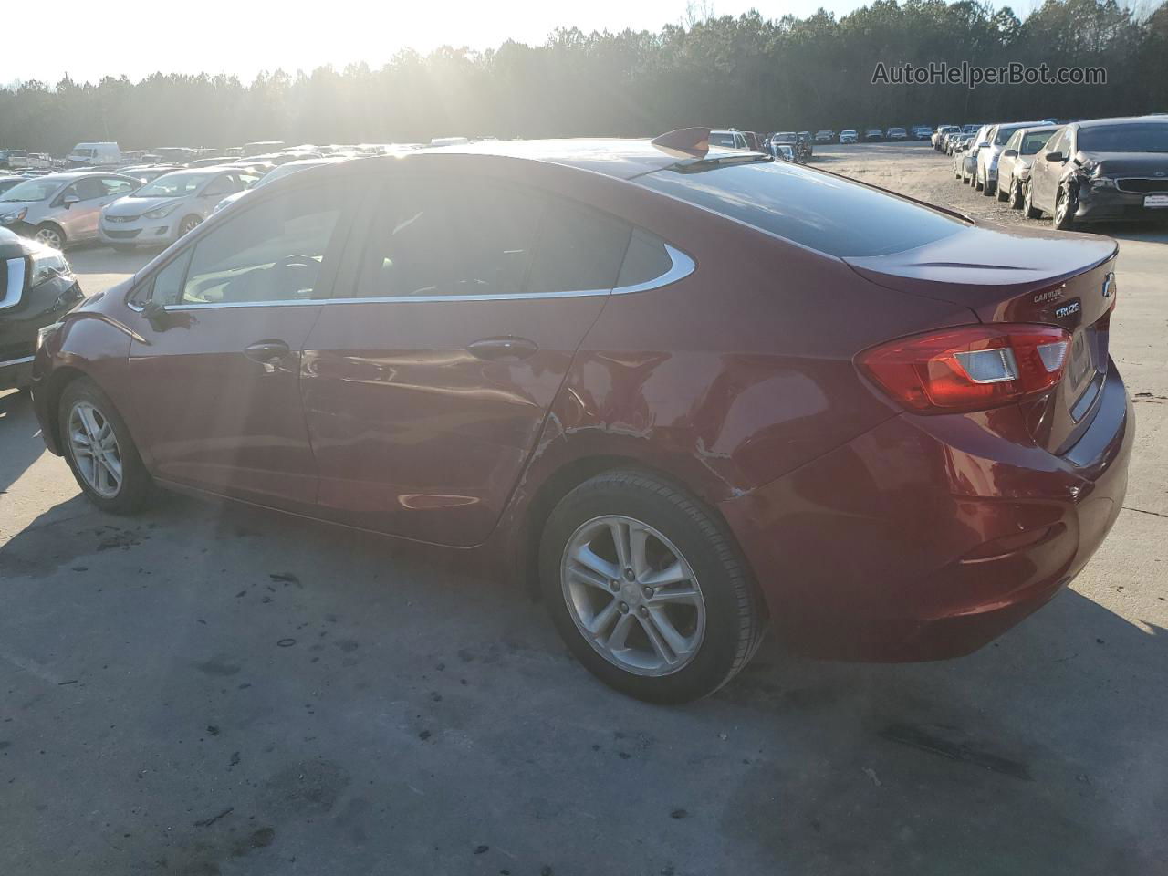 2017 Chevrolet Cruze Lt Burgundy vin: 1G1BE5SM0H7184178